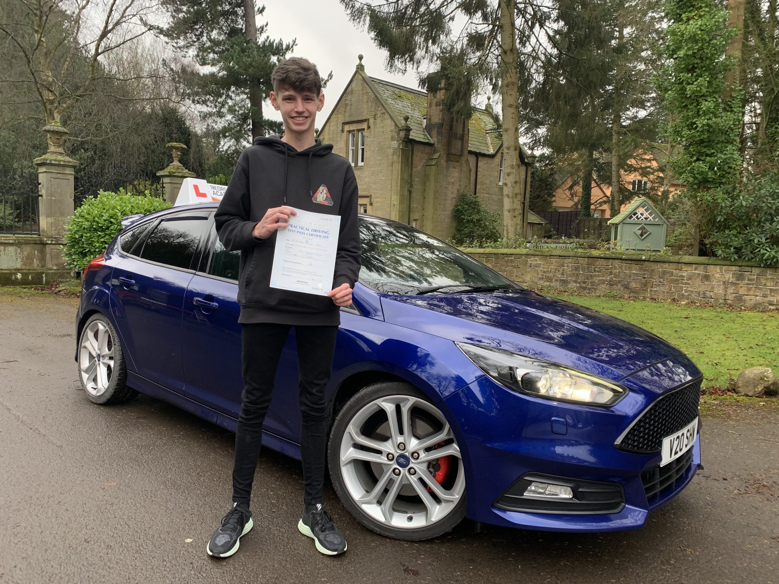 Matthew Edgar passing his test in durham with DARRAN Shaw from The-Driving-Academy